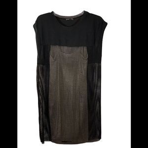 Zara Women’s Mesh Sheer Dress with Cami Full Slip Tunic Casual Size Small